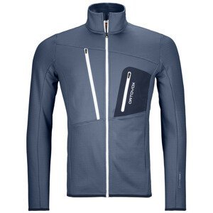 Pánská mikina Ortovox Fleece Grid Jacket Velikost: L / Barva: světle modrá