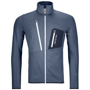 Pánská mikina Ortovox Fleece Grid Jacket Velikost: L / Barva: světle zelená