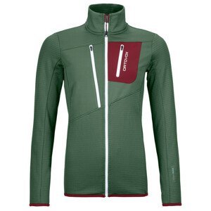 Dámská mikina Ortovox W's Fleece Grid Jacket Velikost: S / Barva: zelená