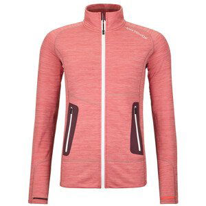 Dámská mikina Ortovox W's Fleece Light Jacket Velikost: S / Barva: růžová