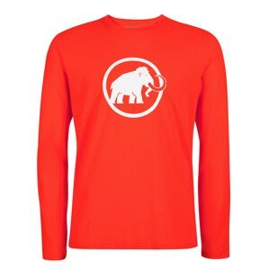 Pánské triko Mammut Logo Longsleeve Men Velikost: XXL / Barva: červená