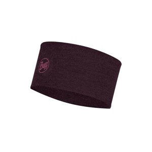 Čelenka Buff MW Wool Headband Barva: vínová