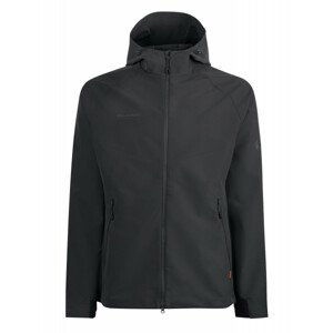 Pánská bunda Mammut Macun SO Hooded Jacket Men Velikost: M / Barva: černá