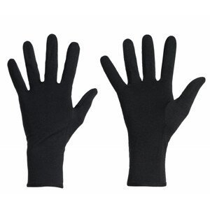 Rukavice Icebreaker U 260 Tech Glove Liners Velikost rukavic: S / Barva: černá