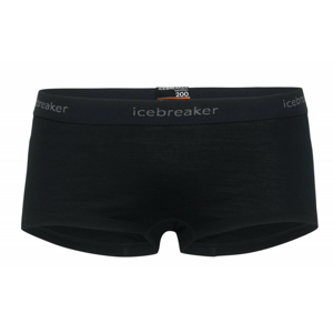 Dámské boxerky Icebreaker W 200 Oasis Boy Shorts Velikost: S / Barva: černá