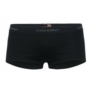 Dámské boxerky Icebreaker W 200 Oasis Boy Shorts Velikost: M / Barva: černá