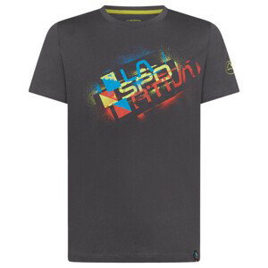 Pánské triko La Sportiva Square Evo T-Shirt M Velikost: M / Barva: šedá
