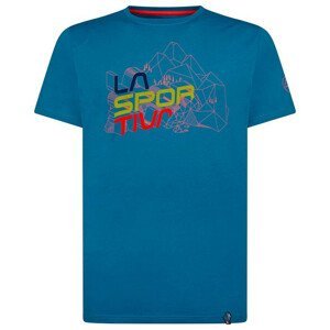 Pánské triko La Sportiva Cubic T-Shirt M Velikost: M / Barva: modrá