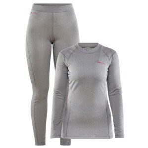 Dámský set Craft Core Warm Baselayer Velikost: XS / Barva: světle šedá