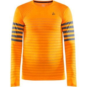 Pánské triko Craft Fuseknit Comfort Blocked Velikost: XL / Barva: oranžová