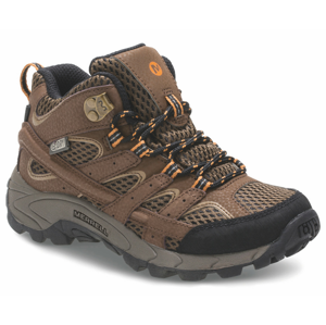 Dětstké boty Merrell Moab 2 Mid A/C Waterproof Dětské velikosti bot: 29 (UK C10)/ Barva: hnědá