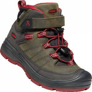 Dětské boty Keen Redwood MID WP C Dětské velikosti bot: 30 / Barva: červená/šedá