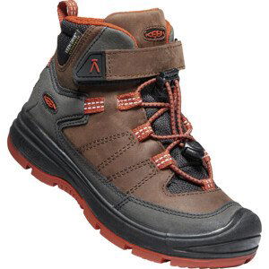 Dětské boty Keen Redwood MID WP Y Velikost bot (EU): 32-33 / Barva: hnědá