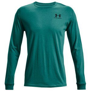 Triko Under Armour Sportstyle Left Chest LS Velikost: S / Barva: zelená