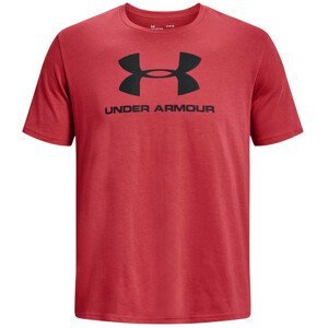 Triko Under Armour Sportstyle Logo SS Velikost: L / Barva: červená/černá
