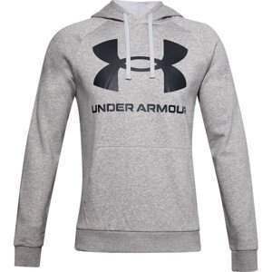 Pánská mikina Under Armour Rival Fleece Big Logo HD Velikost: XXL / Barva: šedá