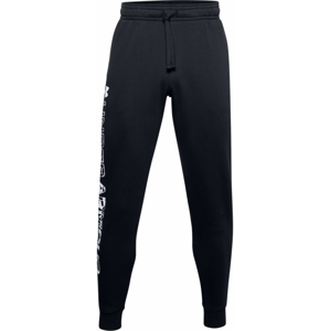 Pánské tepláky Under Armour Rival Flc Graphic Joggers Velikost: L / Barva: černá