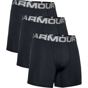 Pánské boxerky Under Armour Charged Cotton 6in 3 Pack Velikost: M / Barva: černá