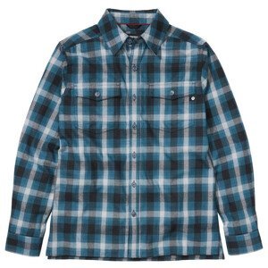 Pánská košile Marmot Movatn Heavywt Flannel LS Velikost: M / Barva: modrá