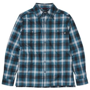 Pánská košile Marmot Movatn Heavywt Flannel LS Velikost: L / Barva: modrá