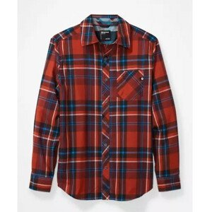 Pánská košile Marmot Anderson Lightweight Flannel Velikost: XL / Barva: červená