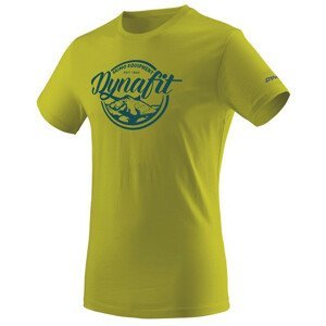 Pánské triko Dynafit Graphic Co M S/S Tee Velikost: XL / Barva: žlutá
