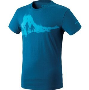 Pánské triko Dynafit Graphic Co M S/S Tee Velikost: XL / Barva: světle modrá