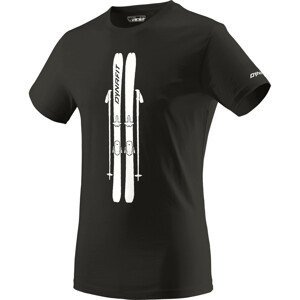Pánské triko Dynafit Graphic Co M S/S Tee Velikost: L / Barva: černá/bílá
