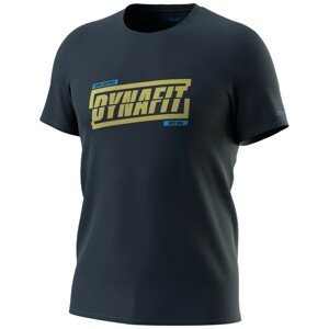 Pánské triko Dynafit Graphic Co M S/S Tee Velikost: XL / Barva: modrá/žlutá