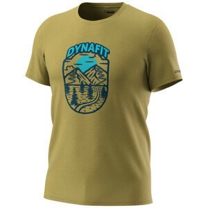 Pánské triko Dynafit Graphic Co M S/S Tee Velikost: XXL / Barva: světle zelená