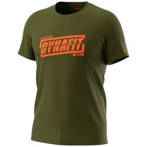 Pánské triko Dynafit Graphic Co M S/S Tee Velikost: L / Barva: tmavě zelená
