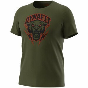 Pánské triko Dynafit Graphic Co M S/S Tee Velikost: XXL / Barva: zelená/černá