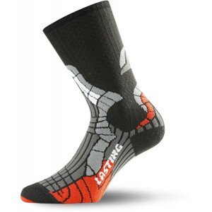 Ponožky Lasting SCI Velikost ponožek: 46-49 / Barva: černá/červená