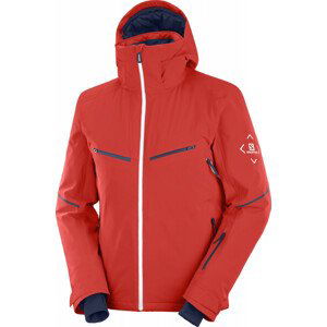 Pánská bunda Salomon Brilliant Jacket M Velikost: XL / Barva: červená