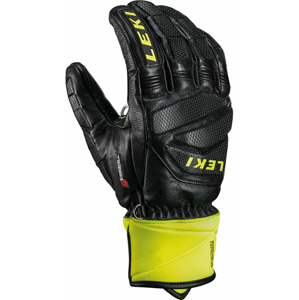 Lyžařské rukavice Leki Worldcup Race Downhill S Velikost rukavic: 9 / Barva: černá