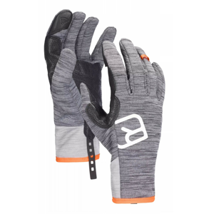 Pánské rukavice Ortovox Fleece Light Glove M Velikost rukavic: L / Barva: šedá