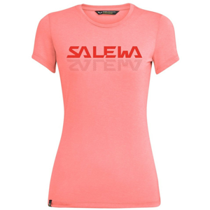 Dámské triko Salewa Graphic Dry W S/S Tee Velikost: XS / Barva: růžová