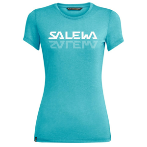 Dámské triko Salewa Graphic Dry W S/S Tee Velikost: XS / Barva: světle modrá