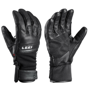 Lyžařské rukavice Leki Lightning 3D Velikost rukavic: 9 / Barva: černá/bílá