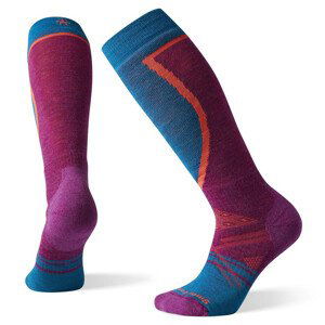 Dámské podkolenky Smartwool W Phd Ski Medium Velikost ponožek: 38-41 / Barva: modrá/růžová