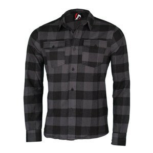 Pánská košile Northfinder Runah Velikost: M / Barva: šedá/černá