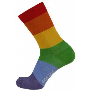 Ponožky Apasox Cima Velikost ponožek: 39-42 / Barva: červená/modrá