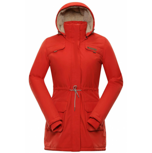 Dámský kabát Alpine Pro Edite 5 Velikost: S / Barva: červená