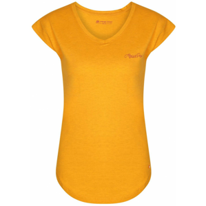 Dámské triko Alpine Pro Elija Velikost: M / Barva: žlutá