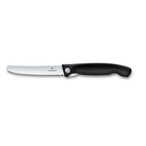 Skládací nůž Victorinox Swiss Classic - vlnkové ostří Barva: černá