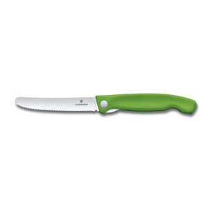 Skládací nůž Victorinox Swiss Classic - vlnkové ostří Barva: zelená