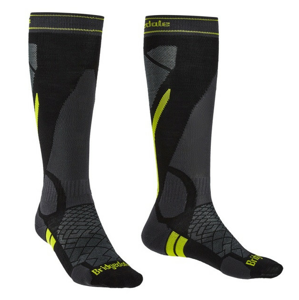 Pánské ponožky Bridgedale Ski Lightweight Velikost ponožek: 44-47 / Barva: černá