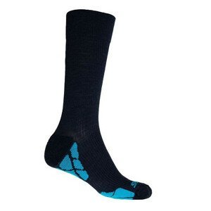 Ponožky Sensor Hiking Merino Velikost ponožek: 39-42 / Barva: černá/modrá