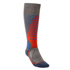 Pánské ponožky Bridgedale Ski Midweight Velikost ponožek: 44-47 / Barva: hnědá