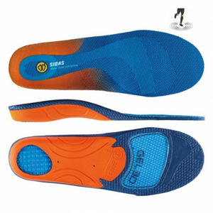 Vložky do bot Sidas Cushioning Gel 3D Velikost bot (EU): 39-41 / Barva: modrá/oranžová